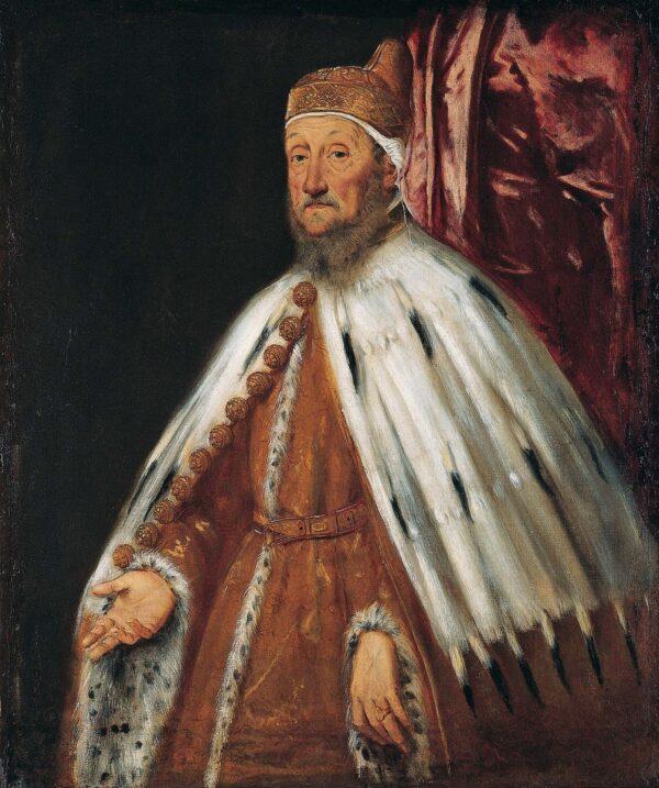 Portrait of Doge Pietro Loredan - by Tintoretto