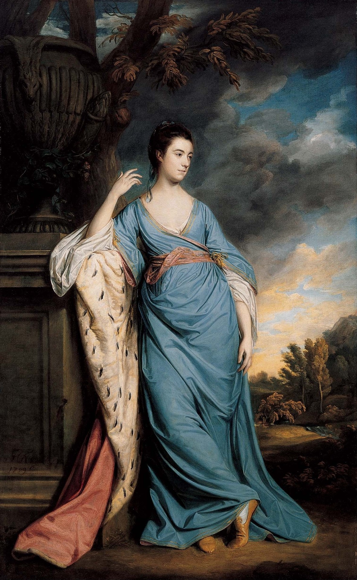 Portrait of a Woman, Possibly Elizabeth Warren - by Joshua Reynolds