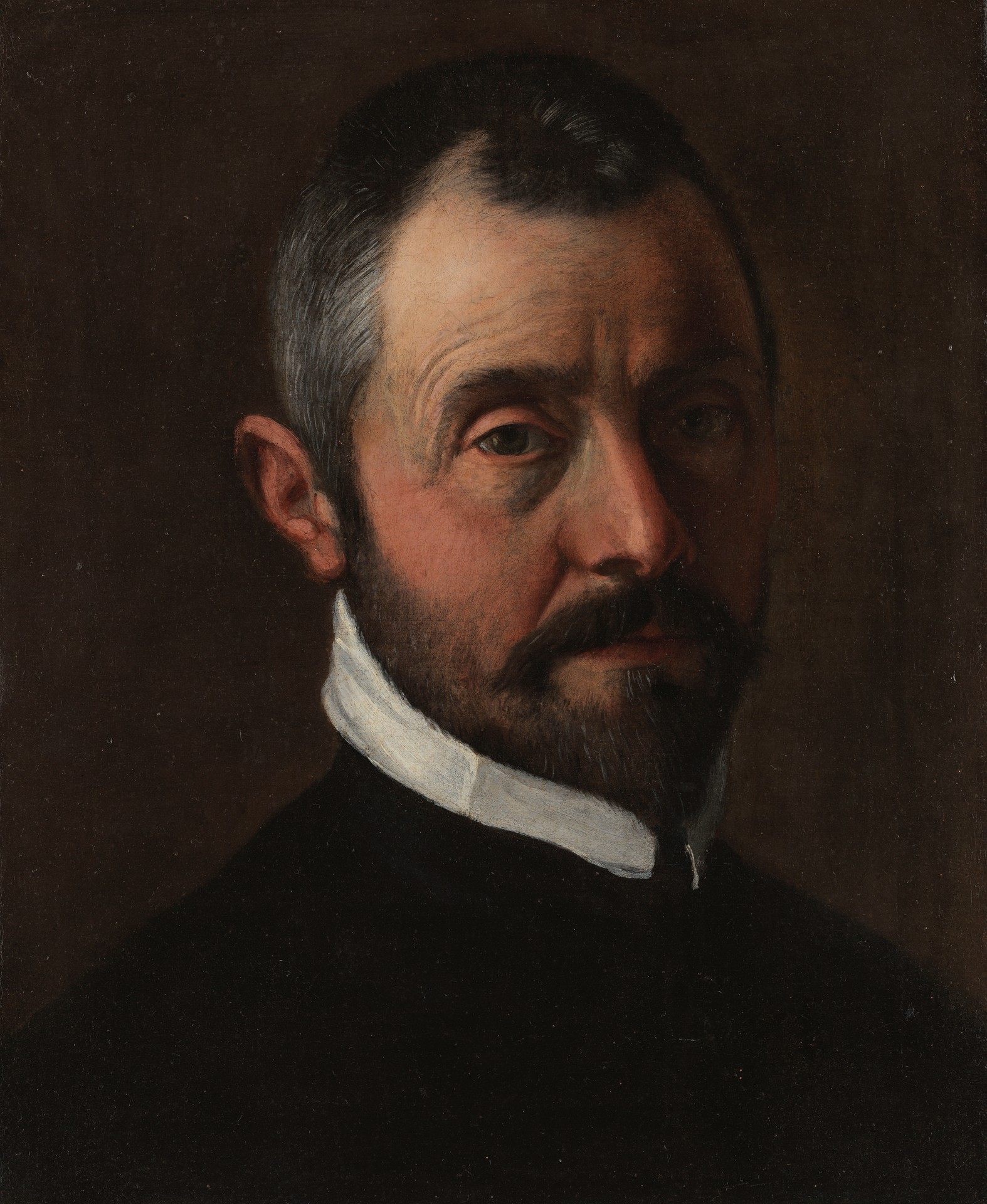 Portrait of a Man - by Annibale Carracci