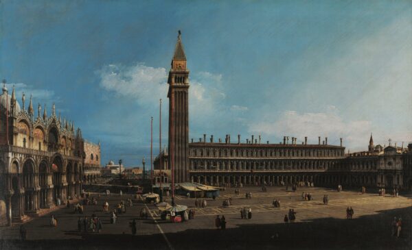 Piazza San Marco, Venice - by Canaletto