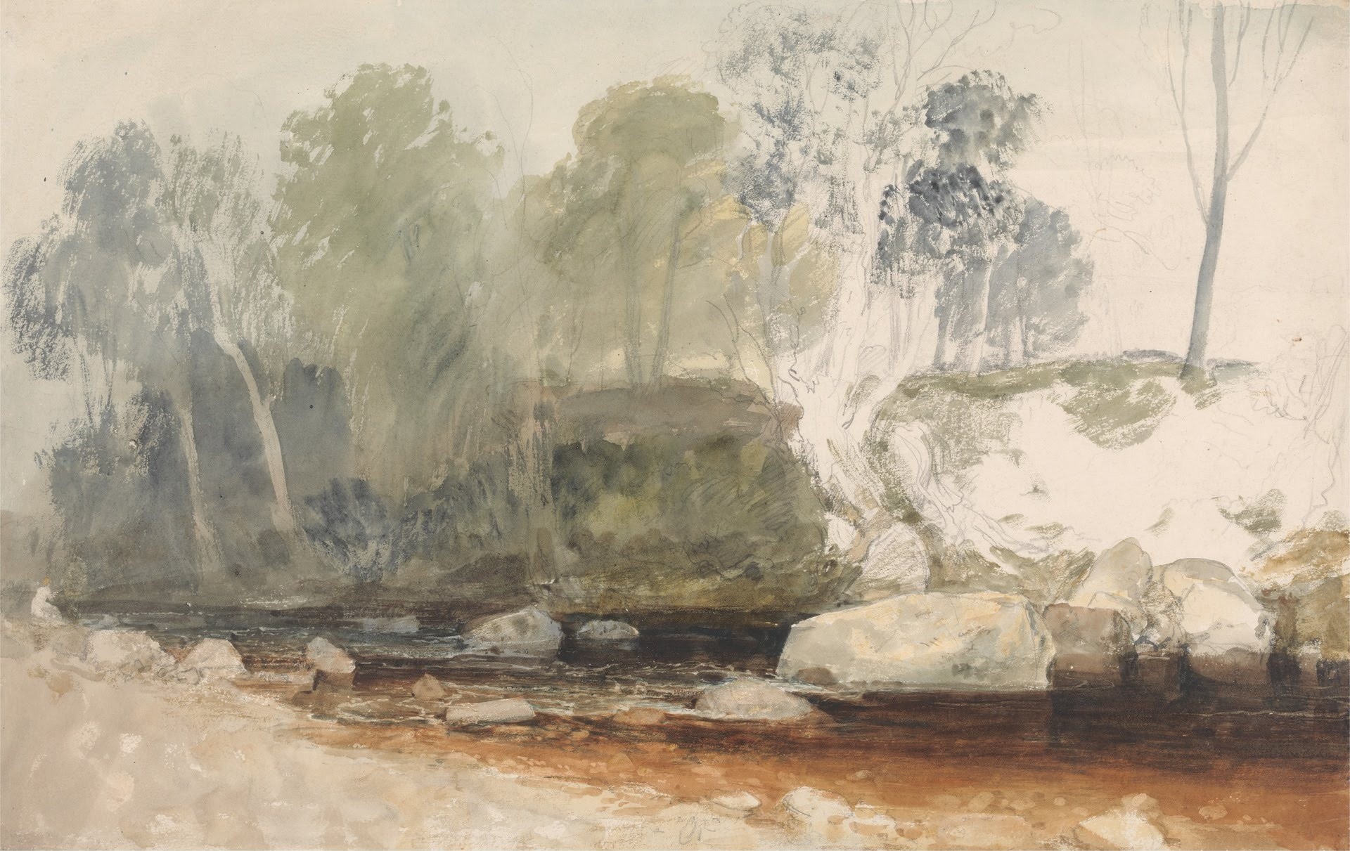 On the Washburn - by J. M. W. Turner