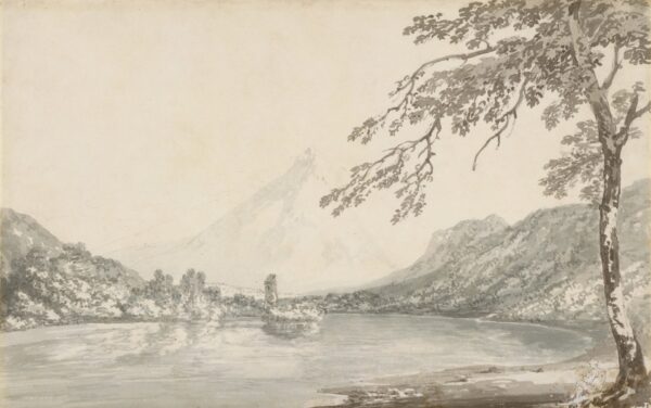 On the Aar between Unterseen and Lake of Brienz - by J. M. W. Turner