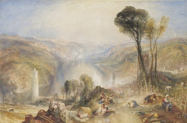 Oberwesel - by J. M. W. Turner