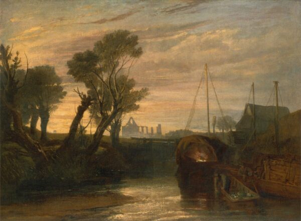 Newark Abbey - by J. M. W. Turner