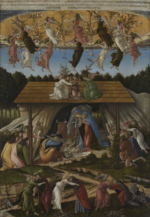 Mystic Nativity - by Sandro Botticelli
