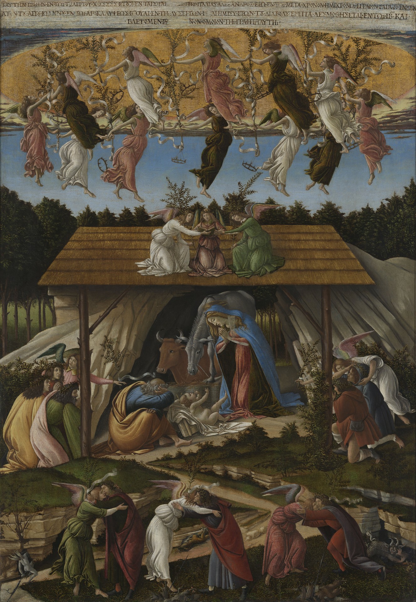 Mystic Nativity - by Sandro Botticelli