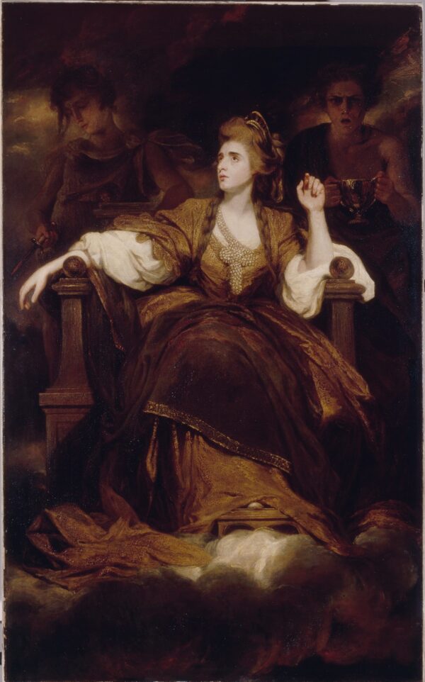 Mrs Siddons as the Tragic Muse - by Joshua Reynolds