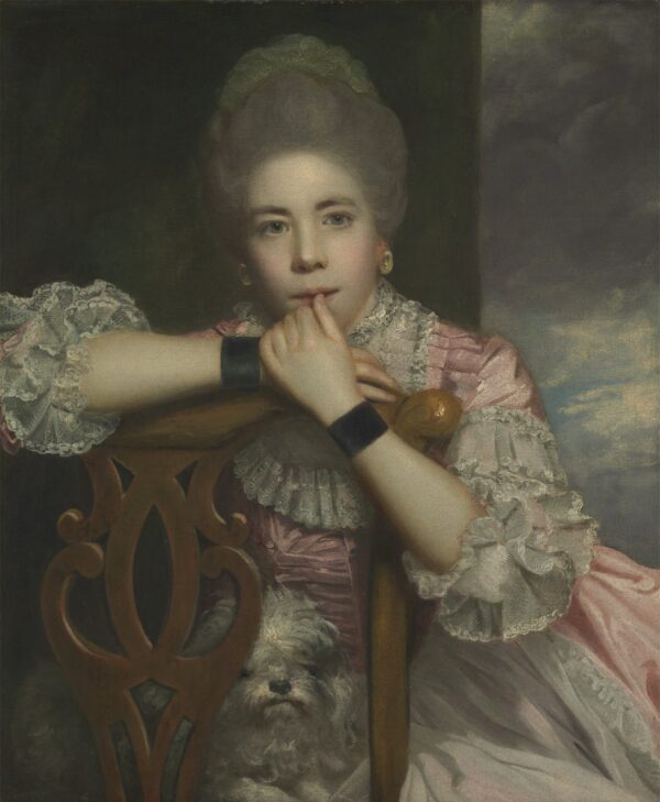 Mrs. Abington as Miss Prue in "Love for Love" - by William Congreve - by Joshua Reynolds