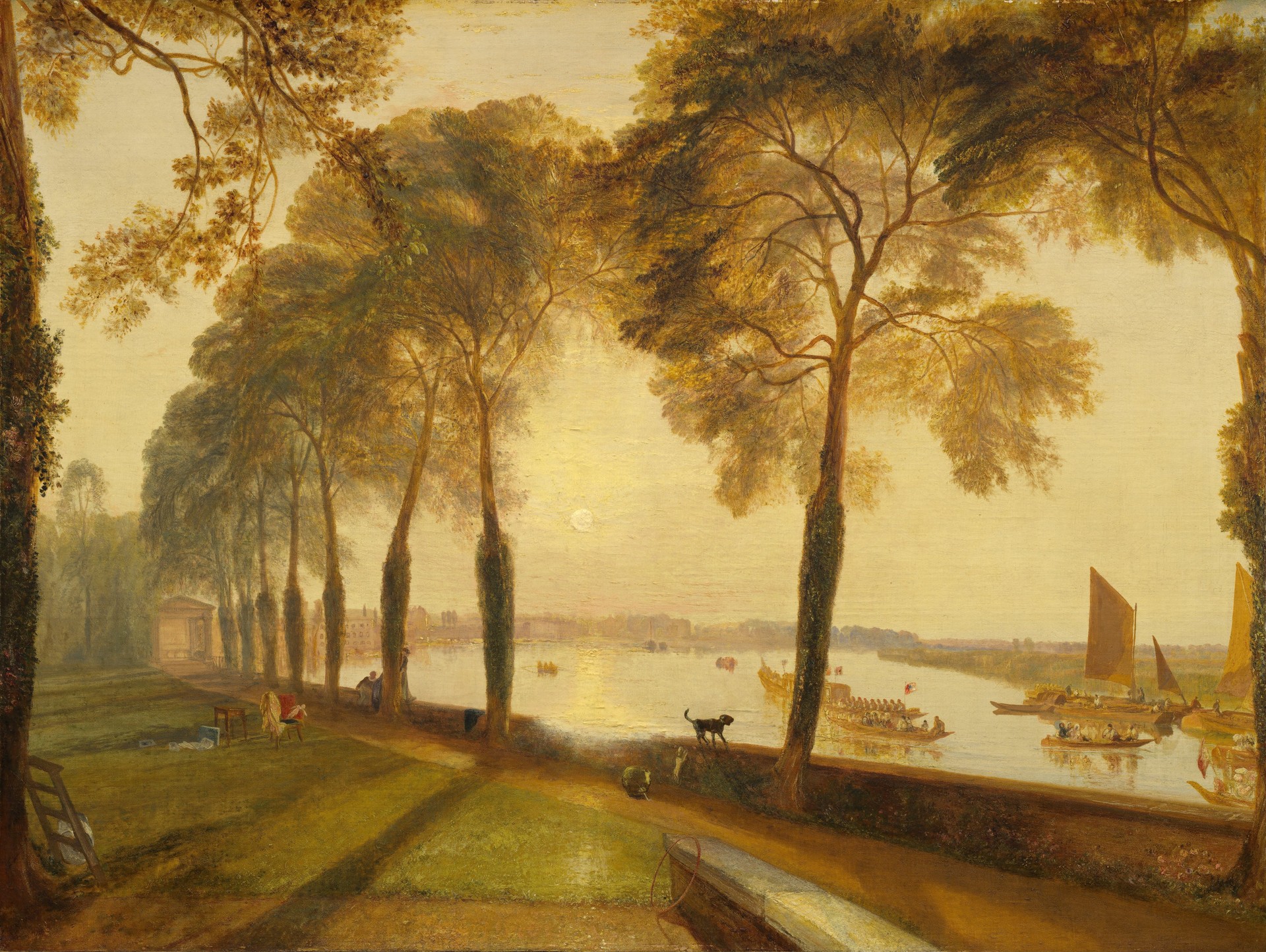 Mortlake Terrace - by J. M. W. Turner