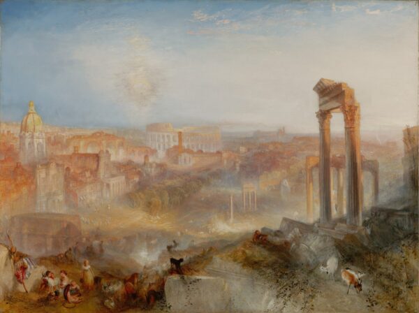 Modern Rome - Campo Vaccino - by J. M. W. Turner