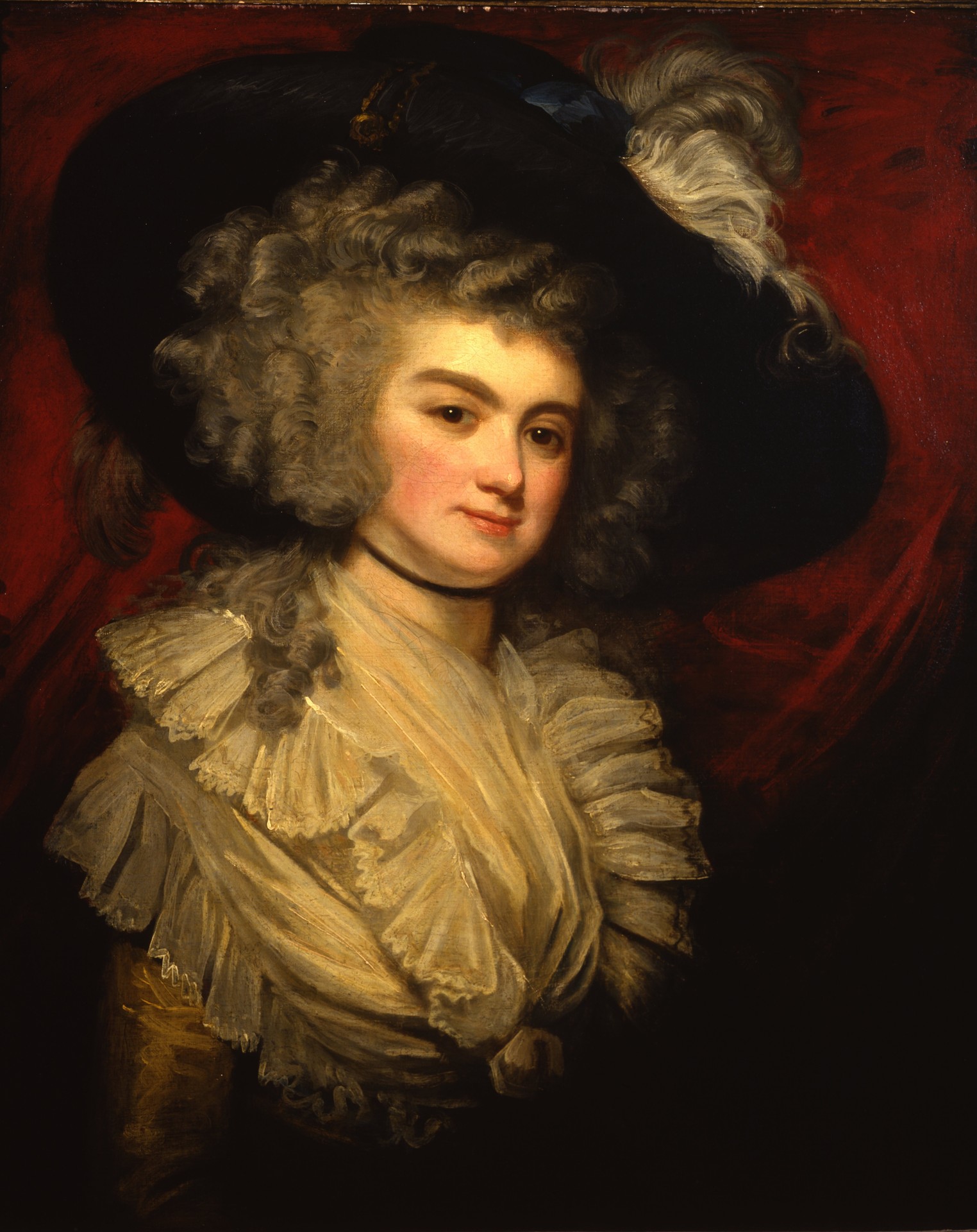 Miss Catherine Angelo - by Joshua Reynolds