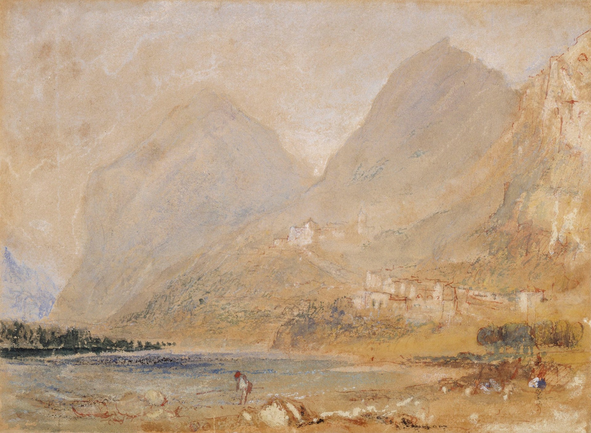 Martinswand, near Innsbruck - by J. M. W. Turner