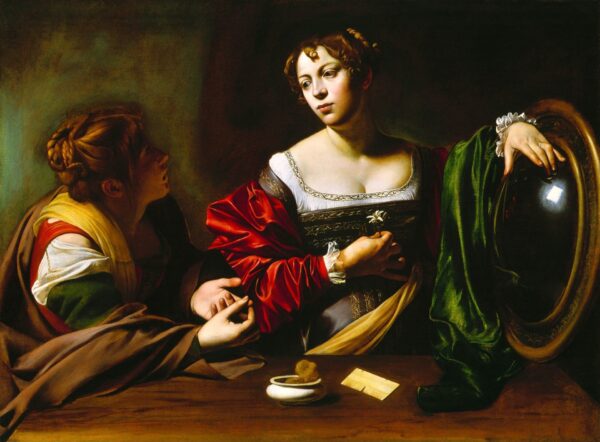 Martha and Mary Magdalene - by Caravaggio