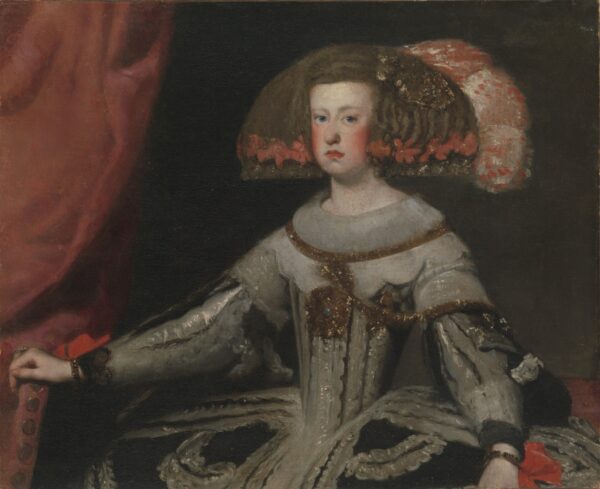 Mariana of Austria (1634–1696), Queen of Spain - by Diego Velázquez
