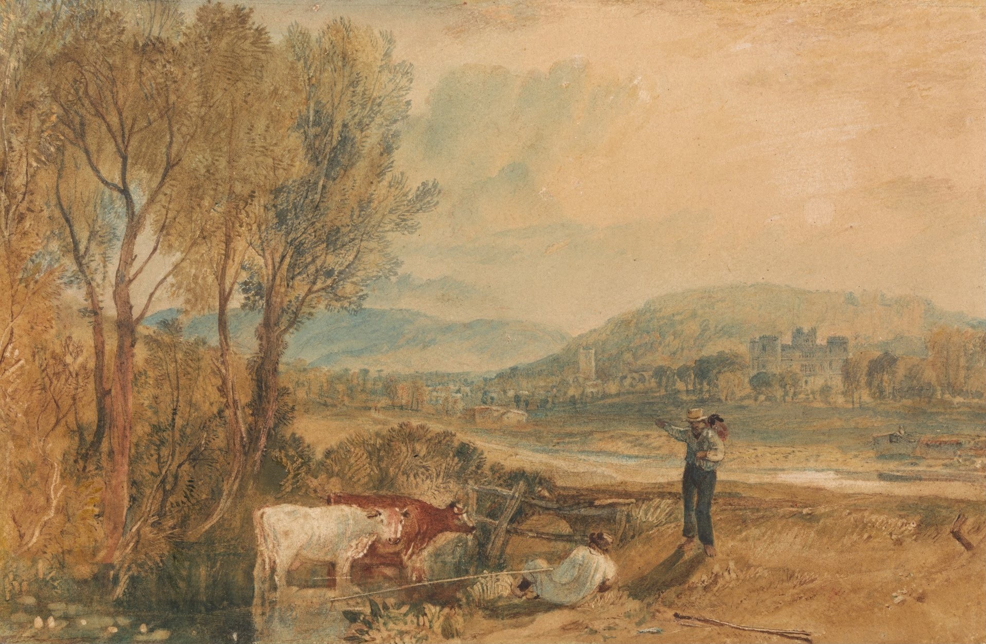 Lulworth Castle, Dorset - by J. M. W. Turner