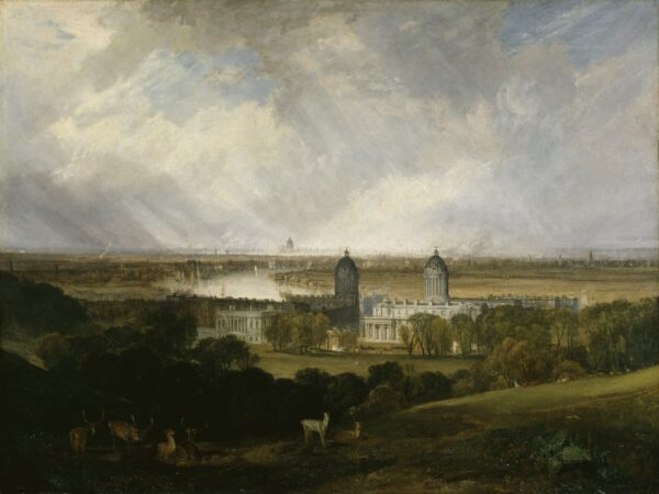 London from Greenwich Park exhibited - by J. M. W. Turner