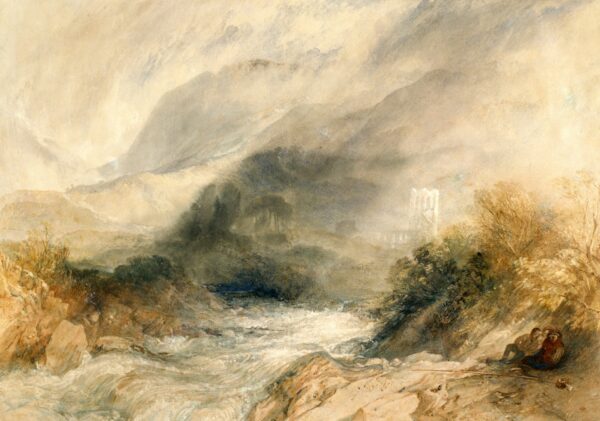Llanthony Abbey, Monmouthshire - by J. M. W. Turner