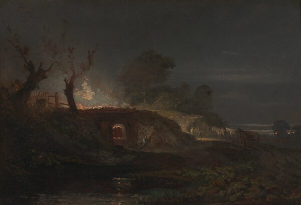 Limekiln at Coalbrookdale - by J. M. W. Turner
