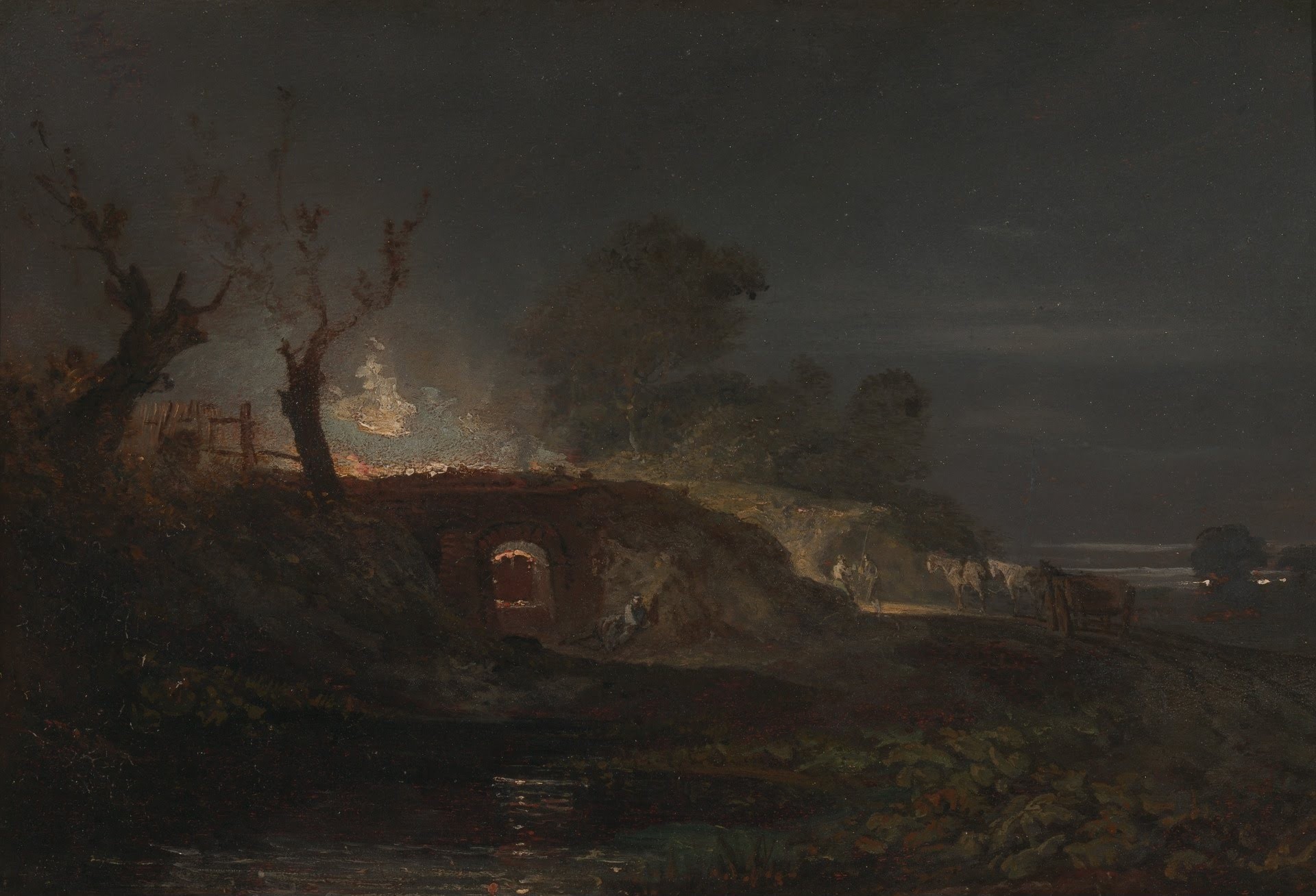 Limekiln at Coalbrookdale - by J. M. W. Turner