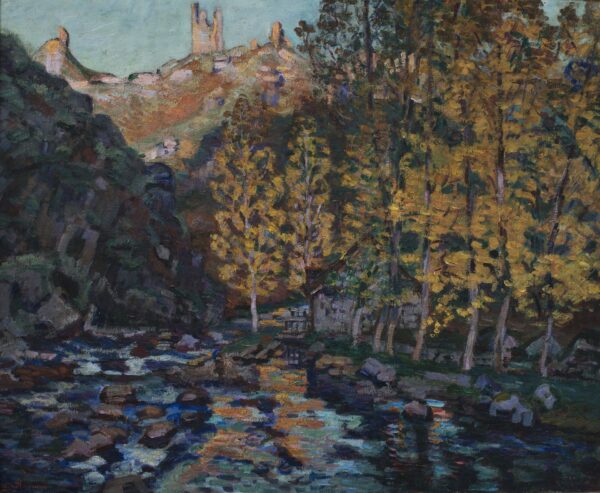 Le moulin Brigand à Crozant - by Armand Guillaumin