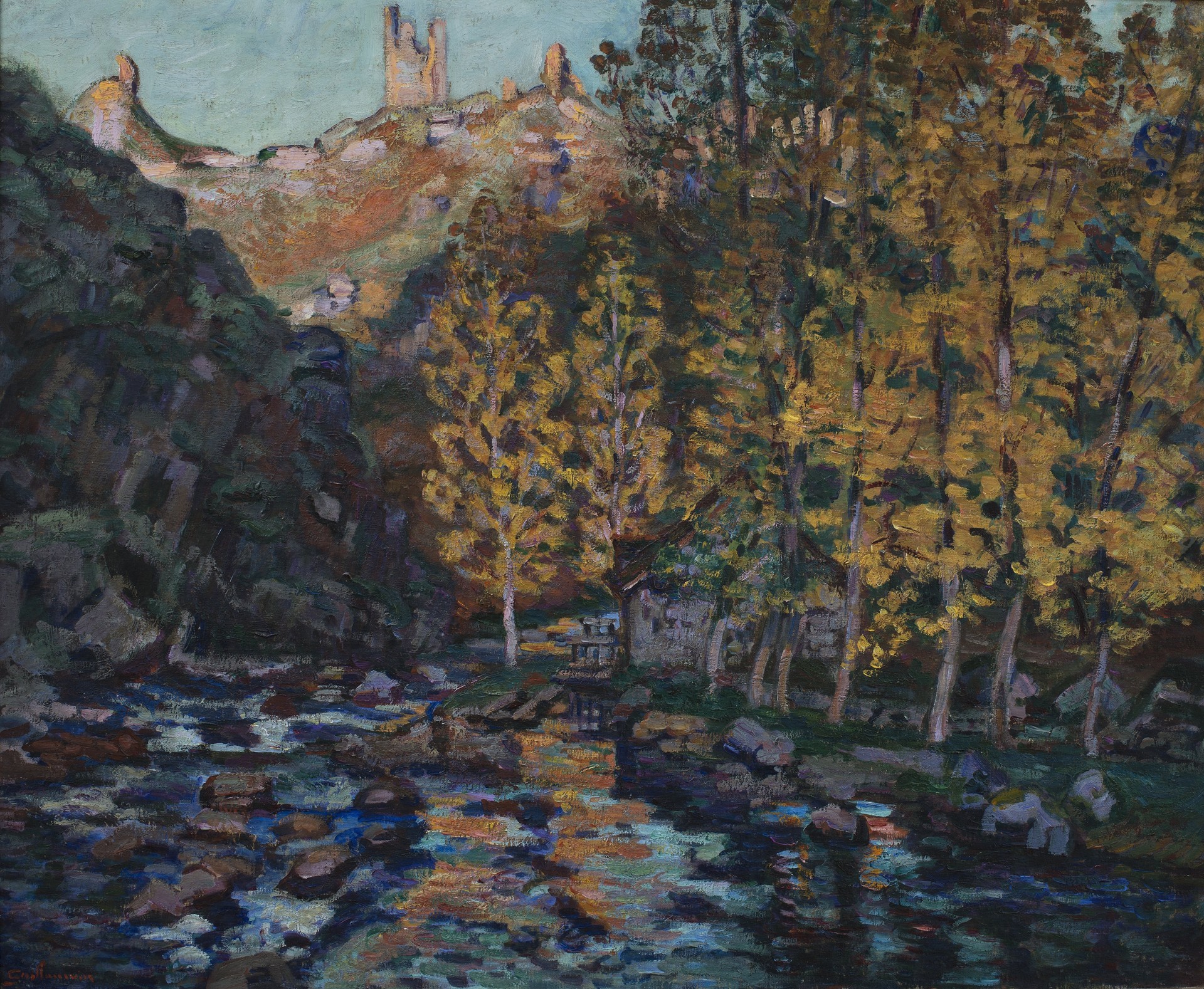 Le moulin Brigand à Crozant - by Armand Guillaumin