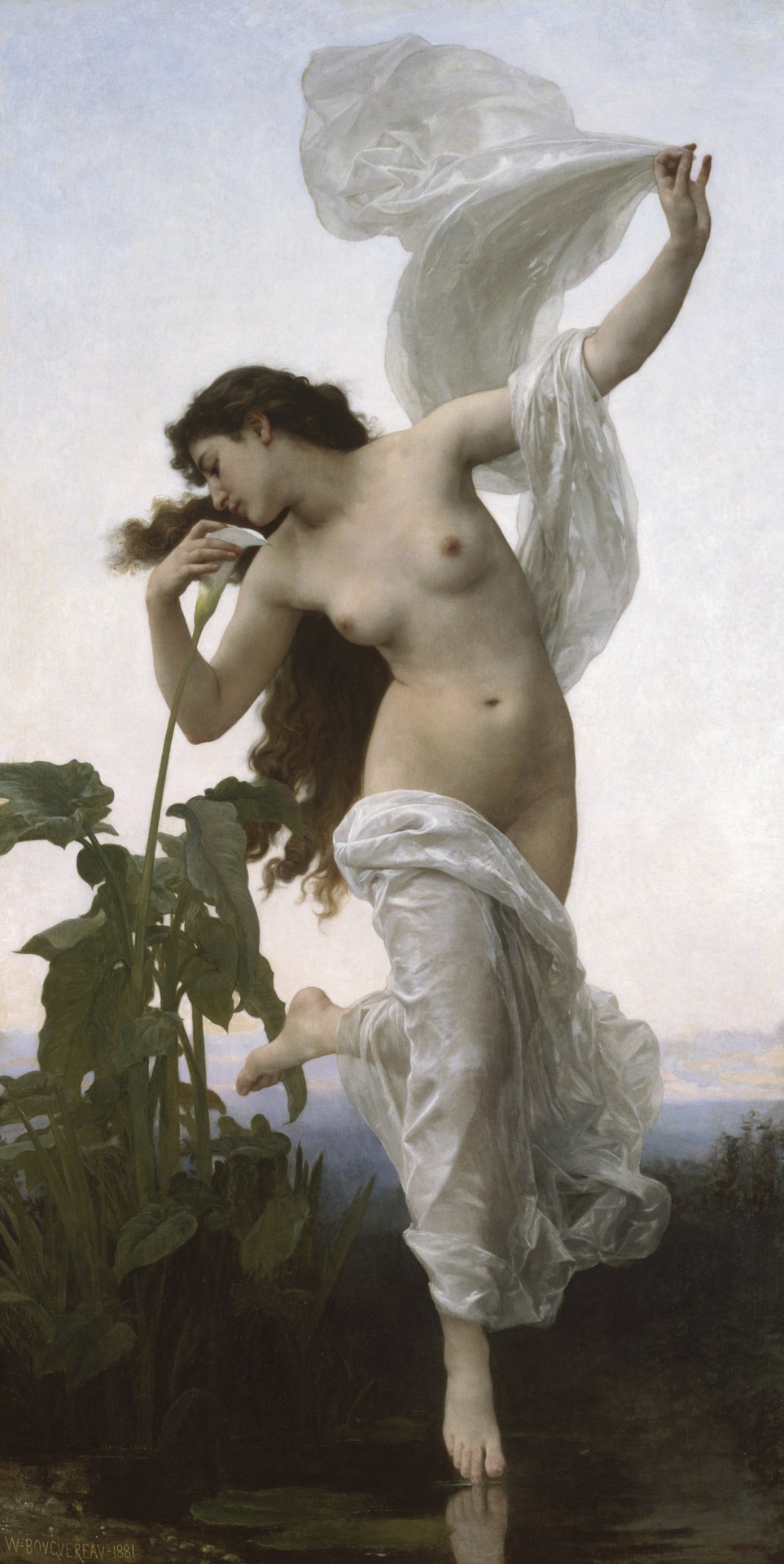 L'Aurore (Dawn) - by William-Adolphe Bouguereau