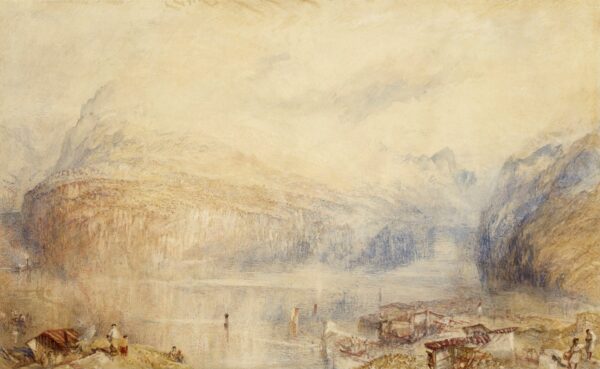 Lake of Lucerne from Brunnen - by J. M. W. Turner
