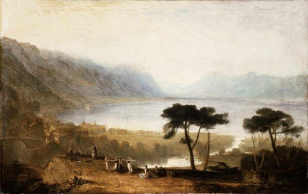 Lake of Geneva from Montreux - by J. M. W. Turner