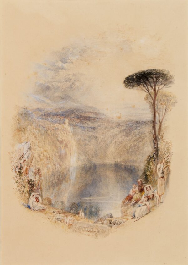 Lake Nemi - by J. M. W. Turner