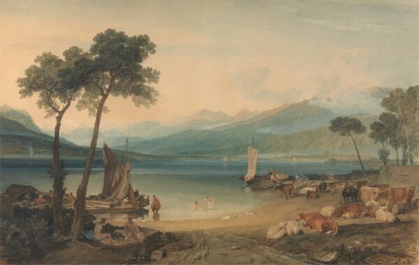 Lake Geneva and Mount Blanc - by J. M. W. Turner