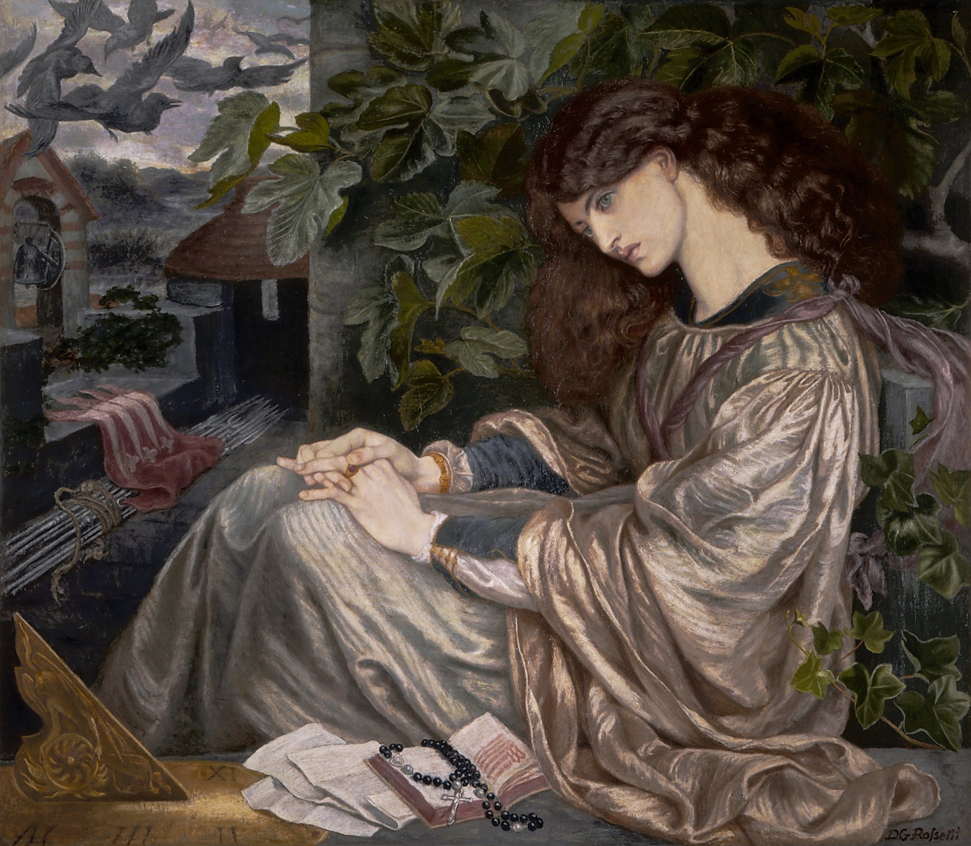 La Pia de' Tolomei - by Dante Gabriel Rossetti