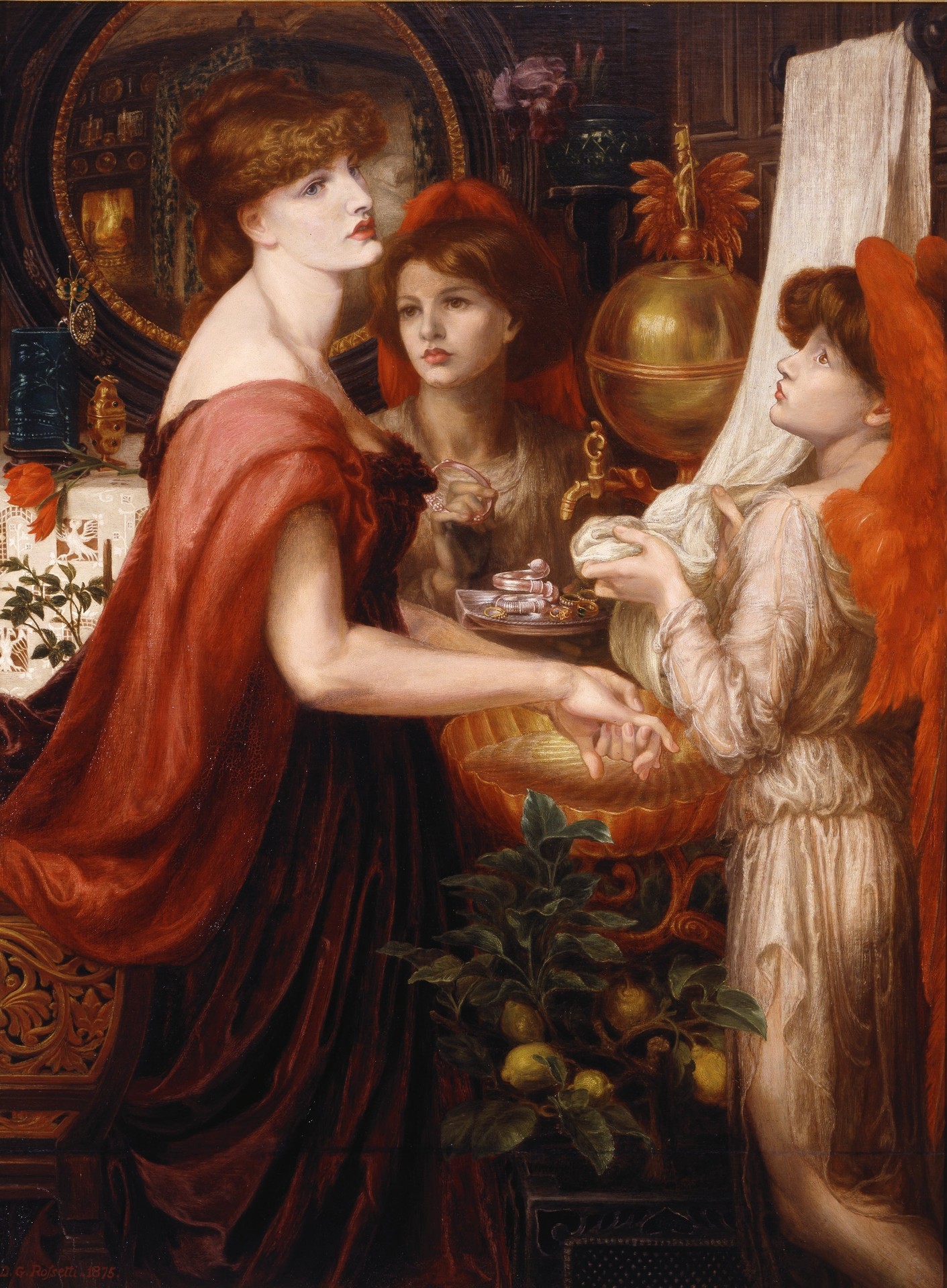 La Bella Mano - by Dante Gabriel Rossetti