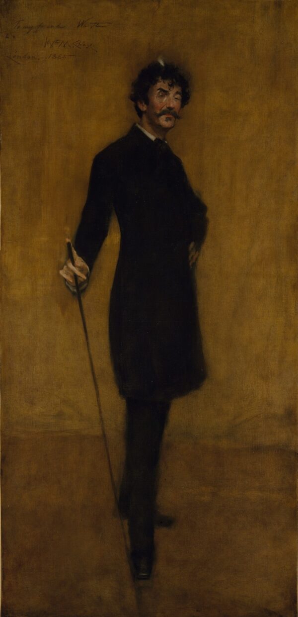 James Abbott McNeill Whistler - by William Merritt Chase