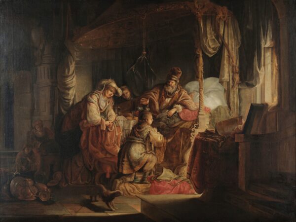 Isaac blesses Jacob - by Rembrandt