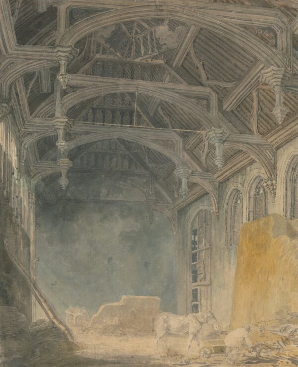 Interior of St. John's Palace, Eltham - by J. M. W. Turner