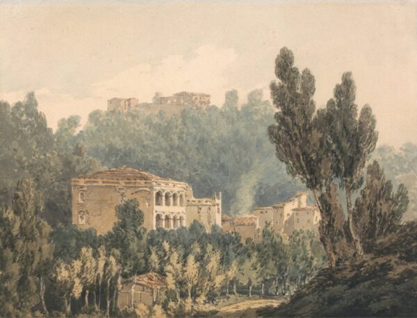 In the Valley Near Vietri - by J. M. W. Turner