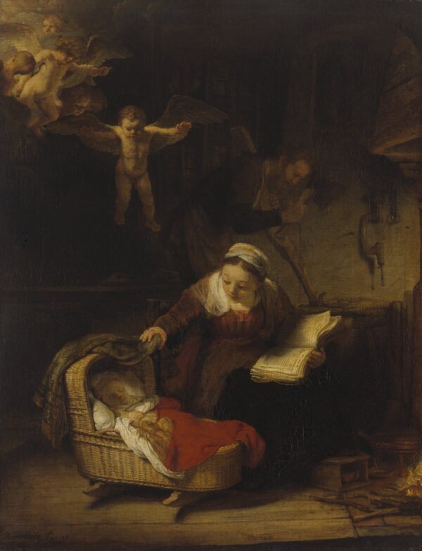 Holy Family - by Rembrandt