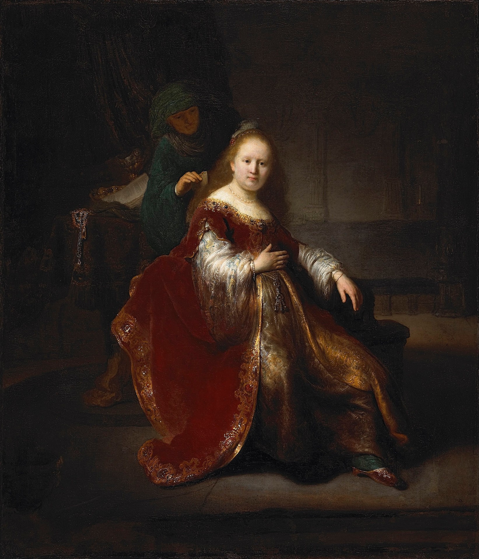 Heroine from the Old Testament - by Rembrandt