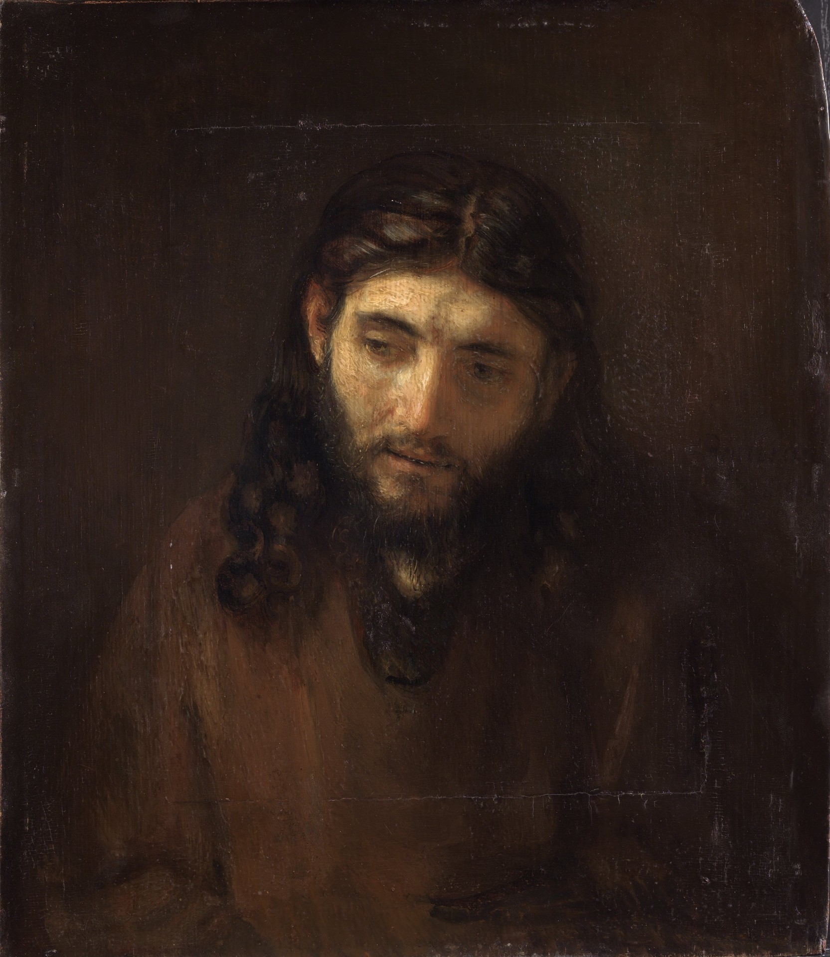 Head of Christ - by Rembrandt