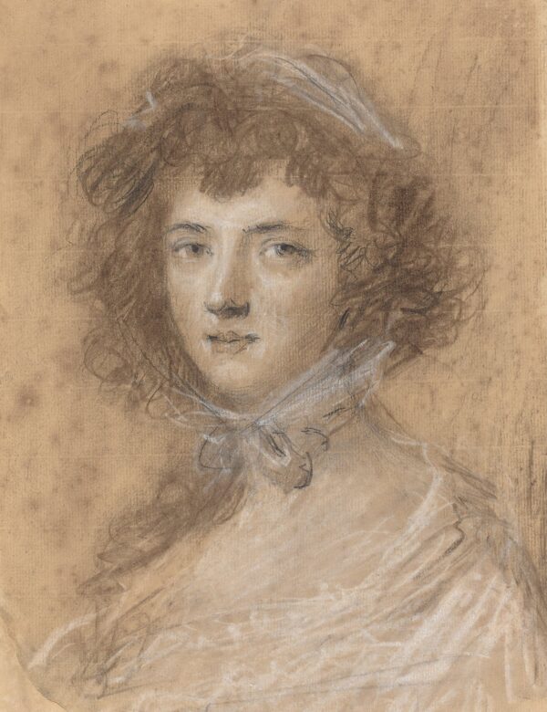 Head and Bust of a Woman - by Joshua Reynolds