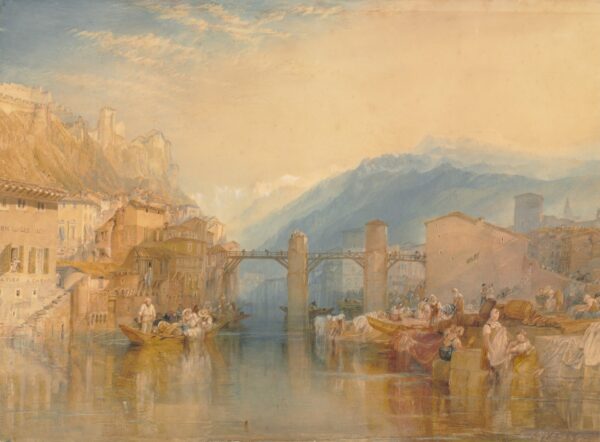 Grenoble Bridge - by J. M. W. Turner