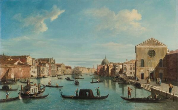 Grand Canal, Venice - by Canaletto