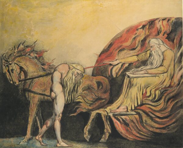 God Judging Adam - by William Blake