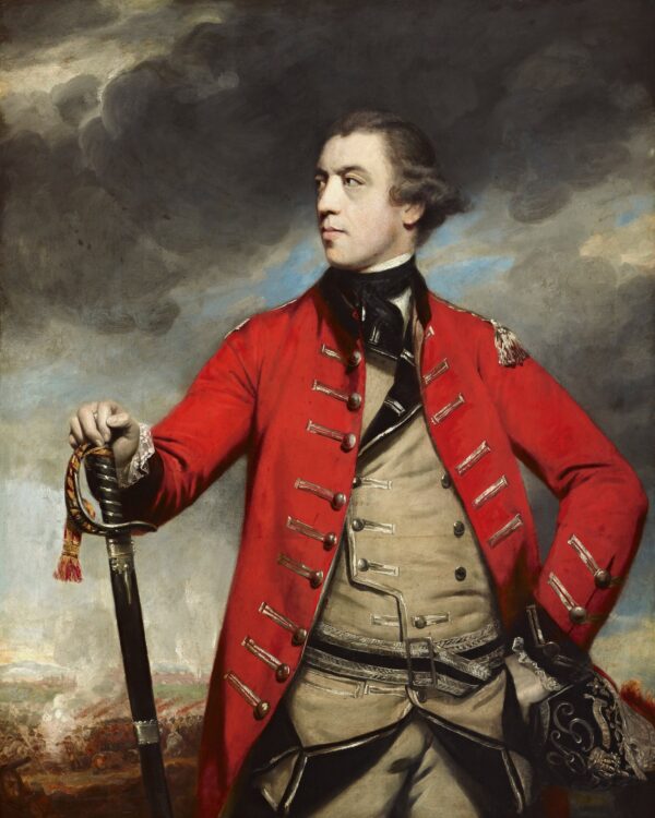 General John Burgoyne - by Joshua Reynolds
