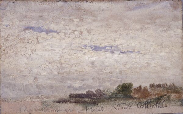 Fresh and Curdled - by Eugène Boudin