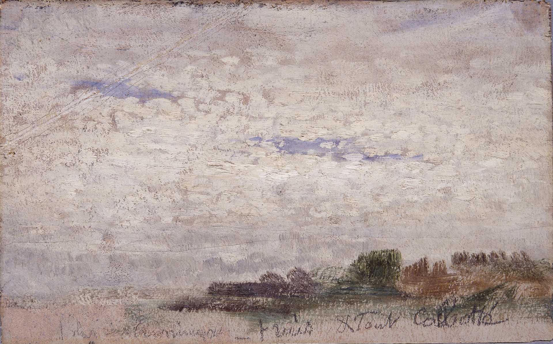 Fresh and Curdled - by Eugène Boudin