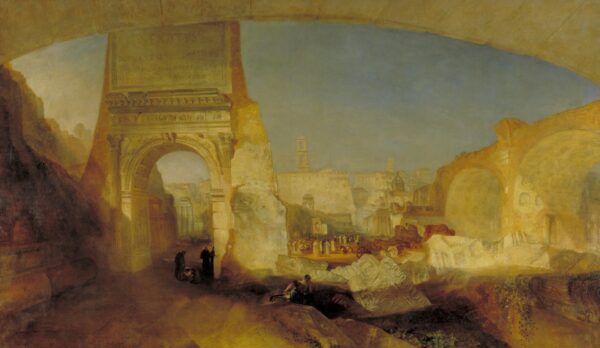 Forum Romanum, for Mr Soane's Museum - by J. M. W. Turner