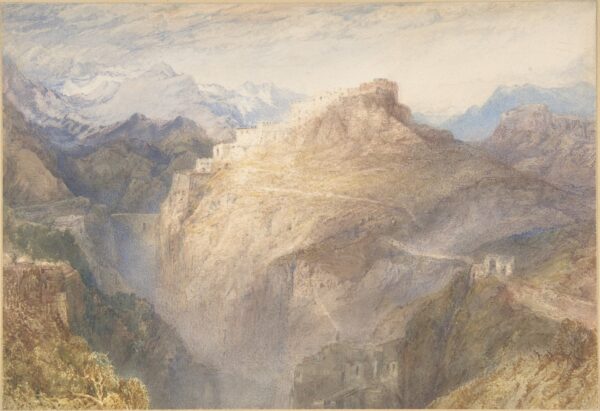 Fort of L'Essillon, Val de la Maurienne, France - by J. M. W. Turner