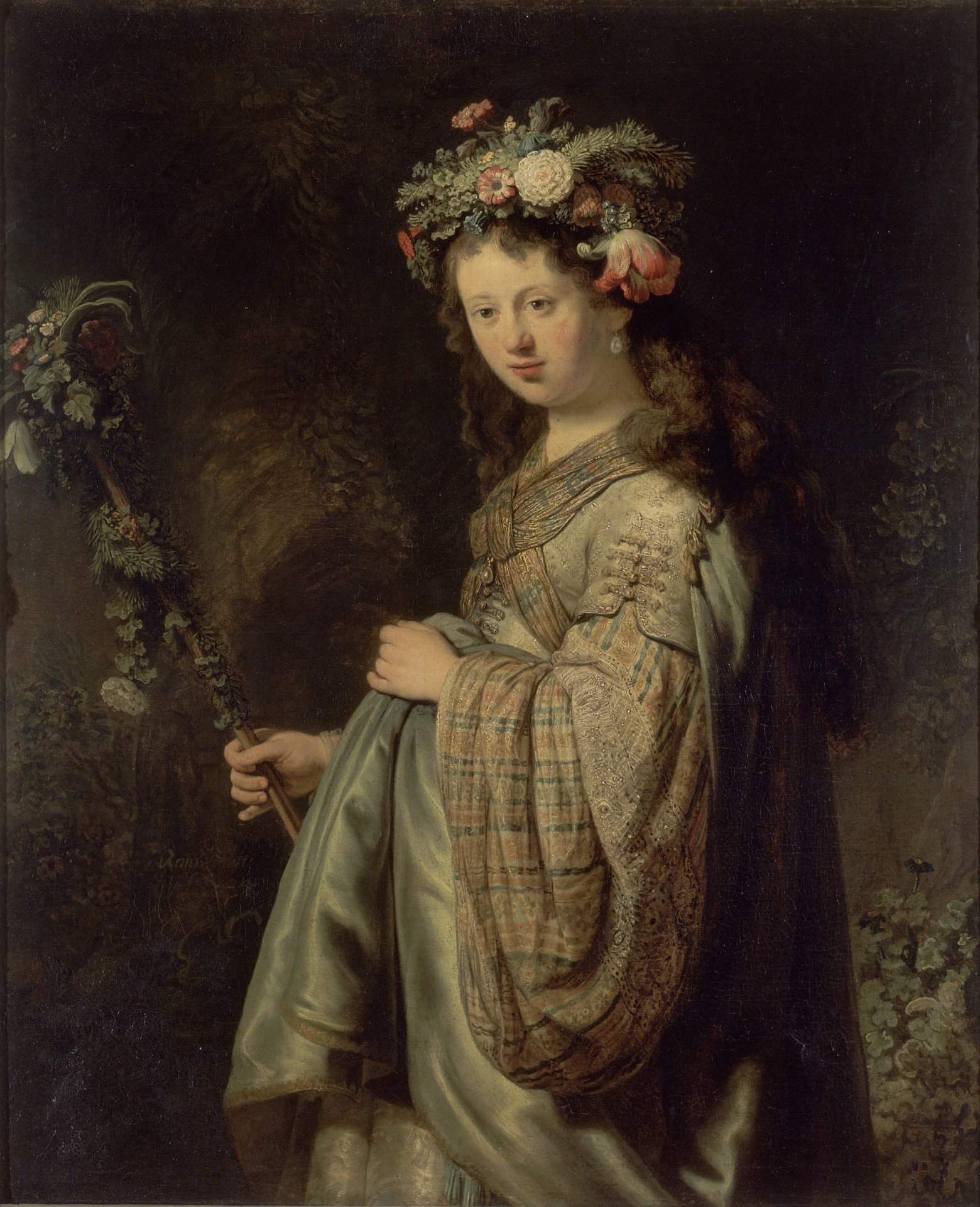 Flora - by Rembrandt
