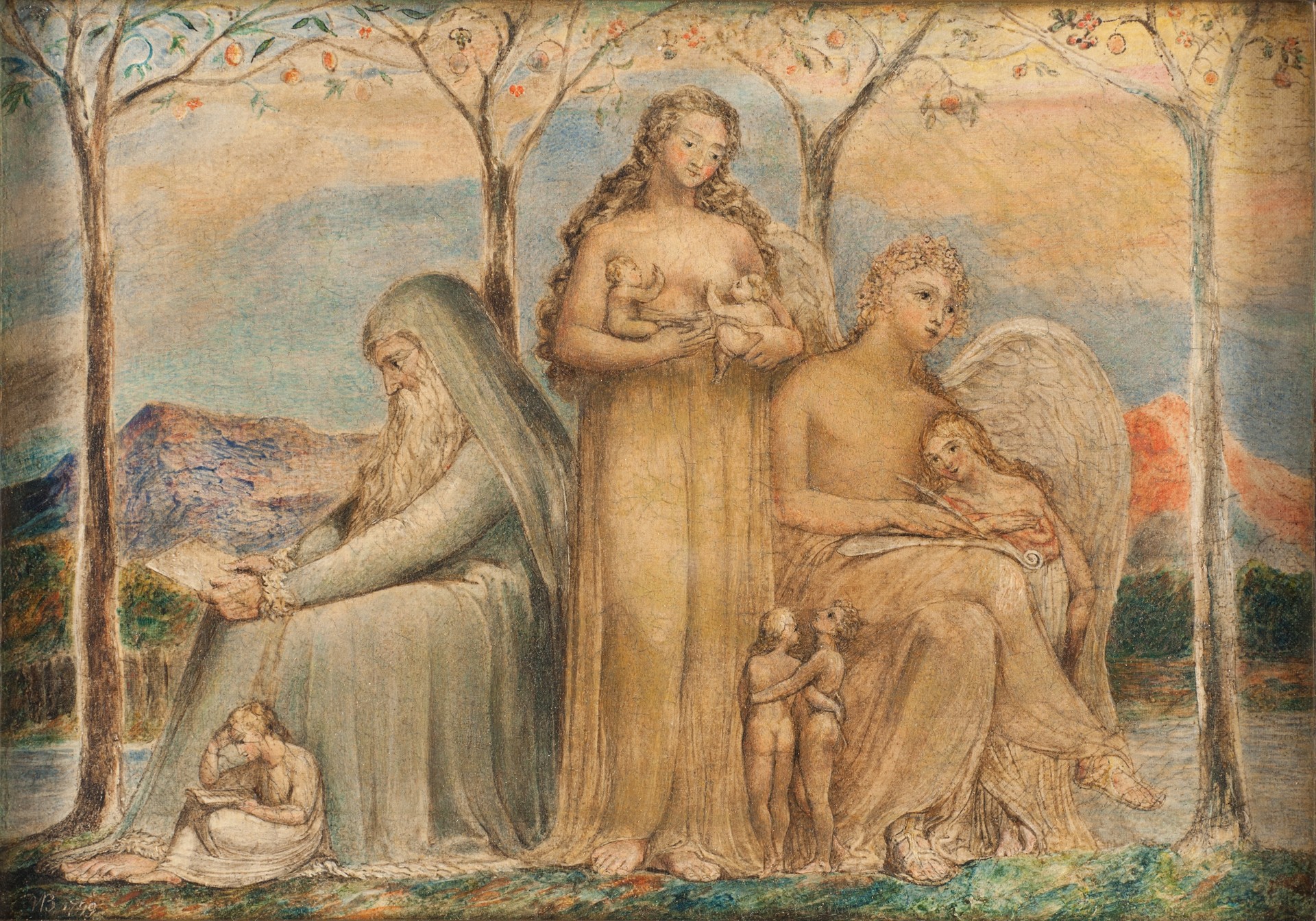 Faith, Hope, and Charity - William Blake